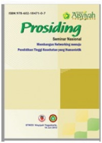 Prosiding Seminar Nasional Membangun Networking Menuju Pendidikan Tinggi Kesehatan yang Humanistik (2012 : Yogyakarta)