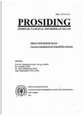 Prosiding Seminar Nasional Pendidikan Islam : Peran Pendidikan Islam Dalam Membangun Karakter Bangsa (2017 : Bandung)