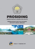 Prosiding Seminar Nasional dan Sidang Pleno ISEI XVII: Pembaharuan Institusi Ekonomi dan Mutu Modal Manusia (2014: Ternate)