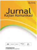 Jurnal Kajian Komunikasi Volume 1, Nomor  1, Juni 2018