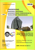 Proseding Seminar Nasional Administrasi Pendidikan da Manajemen Pendidikan (Makasar: 2018)