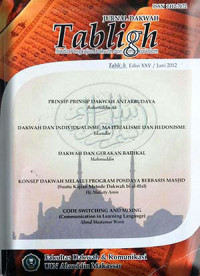 Jurnal Dakwah Tabligh Volume 18, Nomor 2, Desember 2017