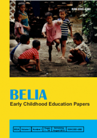 BELIA: Early Childhood Education Papers  Vol 3 No. 1, June 2014