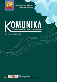 KOMUNIKA: Jurnal Dakwah dan Komunikasi Volume 13, Nomor 1 (2019)