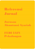 Referensi Jurnal Jurusan Akuntansi Syariah FEBI IAIN Pekalongan