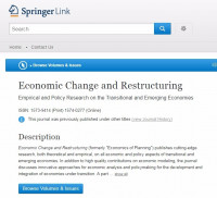 Economic Change and Restructuring Volume 48, Issue 1, Februari 2015