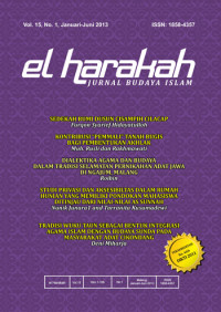 el Harakah Volume 15, No. 1 Tahun 2013