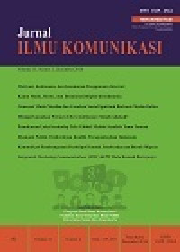 Jurnal ILMU KOMUNIKASI Volume 13, Nomor 2, Tahun 2016