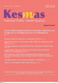 Kesmas: National Public Health Journal, Volume 13, Issue 1, August 2018