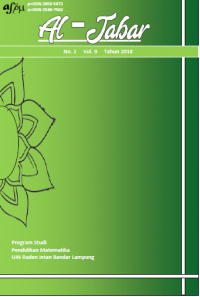 Al Jabar: Jurnal Pendidikan Matematika