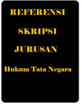 Referensi Skripsi Jurusan Hukum Tata Negara