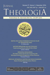 Jurnal THEOLOGIA Vol. 27, No. 2, (2016)