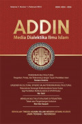 Addin : Media Dialektika Ilmu Islam Vol. 7 No 1 Februari 2013