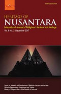 Heritage of Nusantara: International Journal of Religious Literature and Heritage, Volume 7, No 1 (2018)