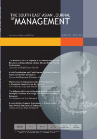 The South East Asian Journal of Management Volume 10, No. 1 April 2016